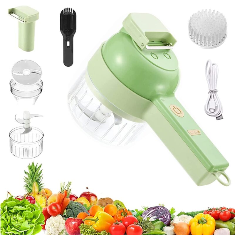 4 in 1 Portable Electric Vegetable Cutter