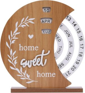 Wooden Creative Perpetual Calendar