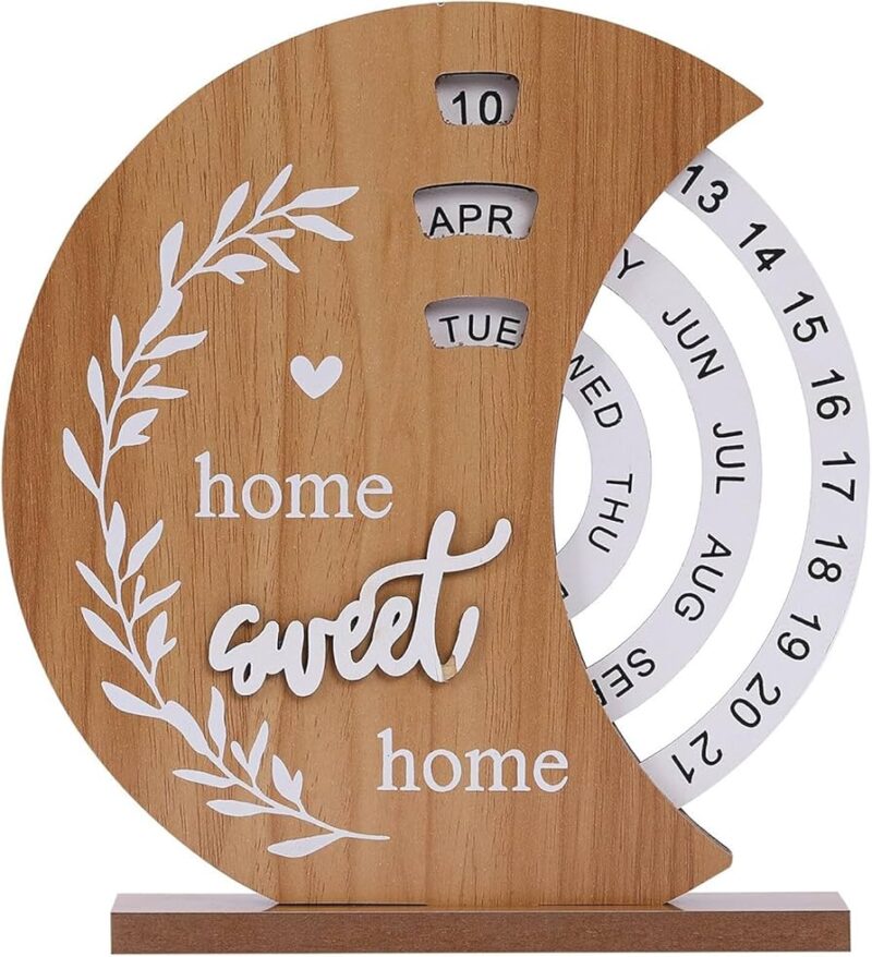 Wooden Creative Perpetual Calendar
