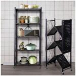 4 Tier Foldable Kitchen Trolley