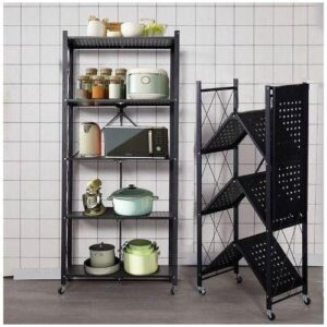 4 Tier Foldable Kitchen Trolley