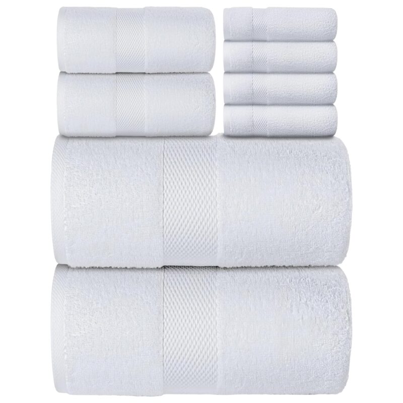 White Top Quality Luxury Towels - Image 4